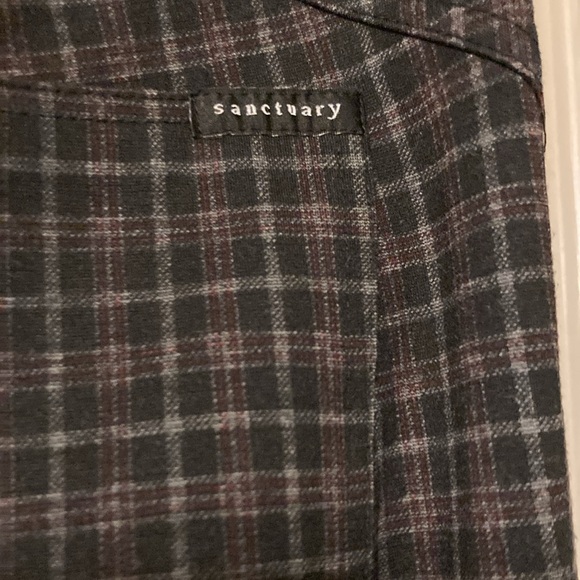 Sanctuary leggings, plaid. Size small. - Picture 4 of 7
